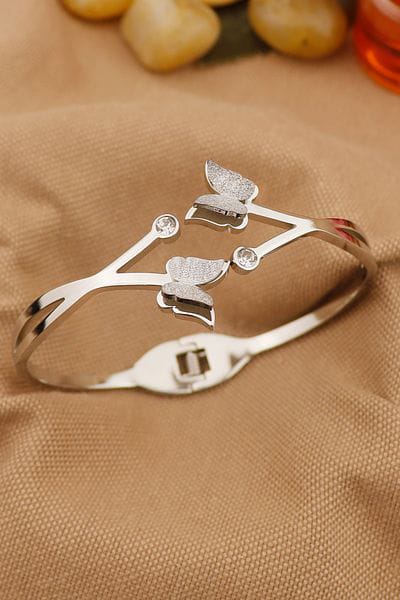SILVER BUTTERFLY CARTIER