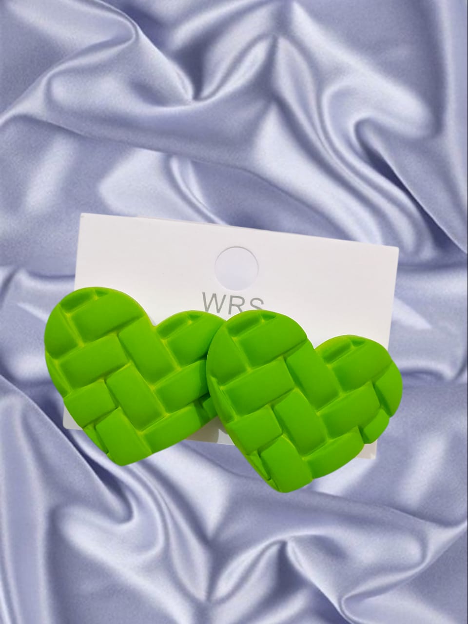 Embossed Heart Earrings