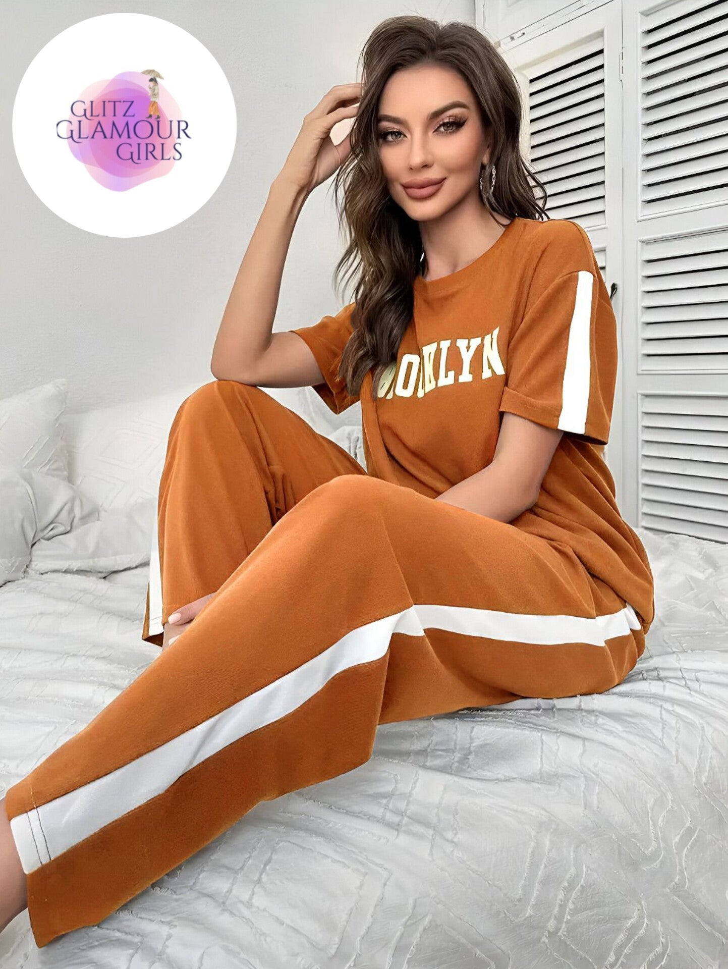Letter  "Brooklyn" Lounge Set Outfit