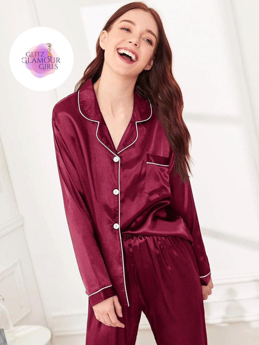 Red Silk PJ's