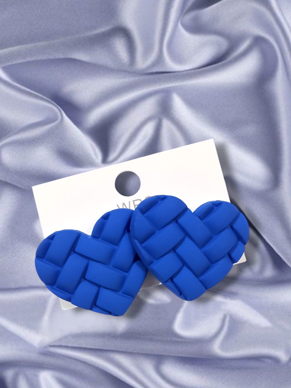Embossed Heart Earrings