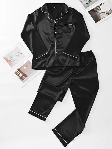 Black Silk PJ's